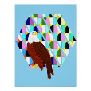 Mid Century Modern Adler Poster