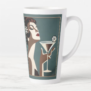 Mid Century Modern Art Die Martini-Diva Milchtasse