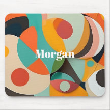 Mid Century Modern Art Name oder Monogramm Geometr