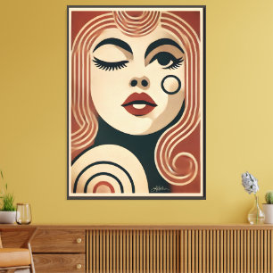 Mid Century Modern Art The Beauty Spot Leinwanddruck