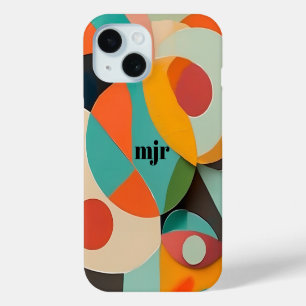 Mid Century Modern Art, verschiedene Farben, geome Case-Mate iPhone Hülle