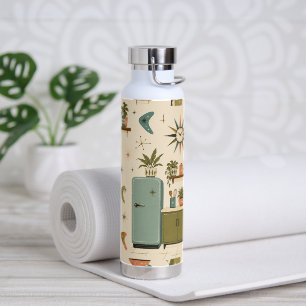 Mid Century Modern Atomic Retro-Küche Trinkflasche