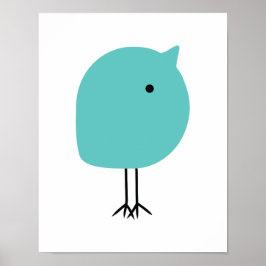 Mid Century Modern Chick Baby Kinderzimmer Art Pos Poster