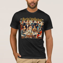 Mid Century Modern Die Martini-Intellektuellen  T-Shirt
