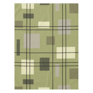 Mid Century Modern Geometric 18 Tischdecke