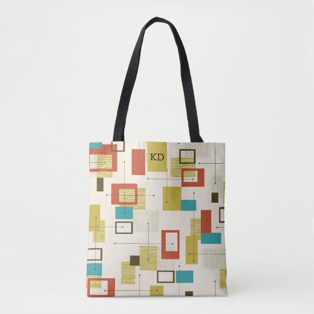  Mid-Century modern geometric shapes pattern (Vorderseite)