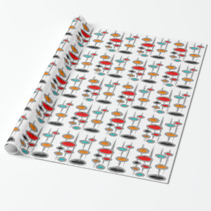 Mid-Century-Modern-Geschenkpapier #60 Geschenkpapier