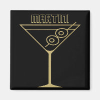 Mid Century Modern Gold 2 Olive Martini auf Deutsc