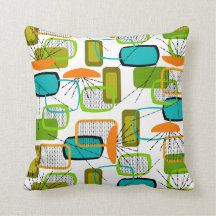 Mid-Century Modern Inspirred Pillow Abstract #71