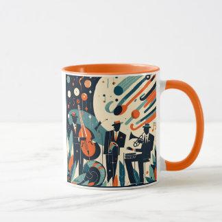 Mid Century Modern Jazz Age Trio Tasse