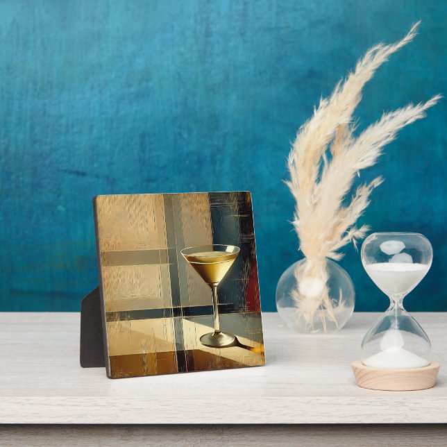 Mid Century Modern Martini in a Moonbeam Fotoplatte (InSitu)