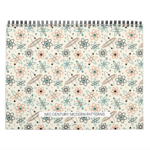 Mid Century Modern Muster #1 Original Retro Kunst Kalender