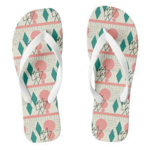 MID CENTURY MODERN Muster Flip Flops