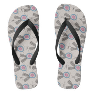 MID CENTURY MODERN Muster Flip Flops