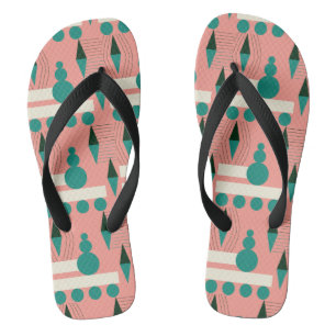 MID CENTURY MODERN Muster Flip Flops