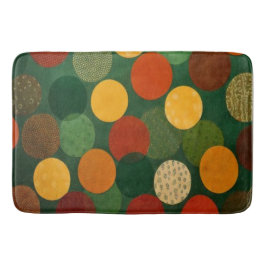 Mid-Century Modern Overlapping Circles Bath Mat Badematte