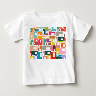 Mid-Century Modern Pattern Baby T-shirt