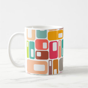 Mid-Century Modern Pattern Kaffeetasse
