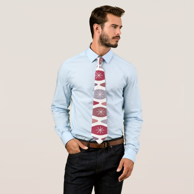 Mid-Century Modern Pattern Krawatte (Beispiel)