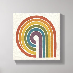 Mid-Century Modern Pride-Quadrat Leinwanddruck