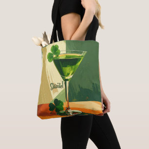 Mid Century Modern Shamrock Martini Sláinte!