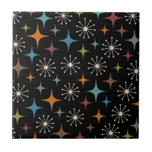 Mid-Century-Modern-Sonnenstrahl-Muster Fliese