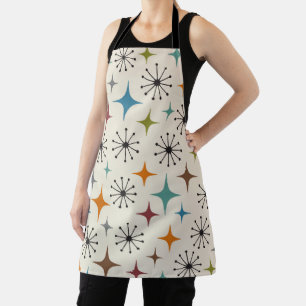 Mid-Century-Modern-Sonnenstrahl-Muster Schürze