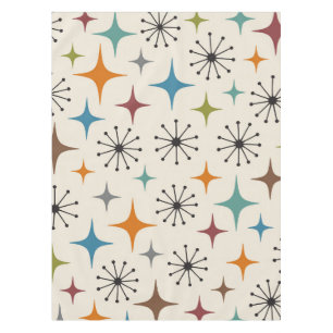 Mid-Century-Modern-Sonnenstrahl-Muster Tischdecke