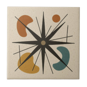 Mid Century Modern Sternenexplosion Fliese