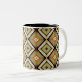 Mid Century Modern Stil geometrisch  Zweifarbige Tasse