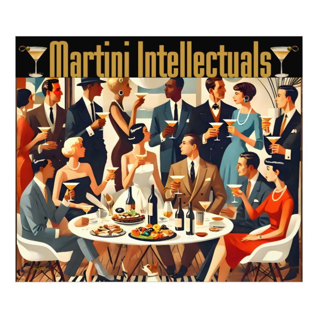 Mid Century Modern The Martini Intellectuals  Fotodruck (Vorne)