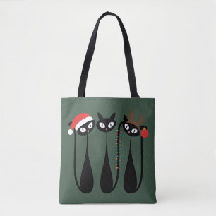 Mid Century Modern Weihnachtskatzen Retro Klassike
