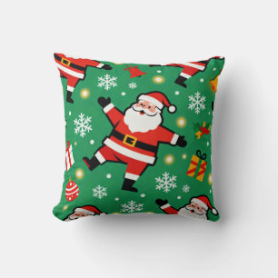 Mid Century Modern Weihnachtsmann Kissen