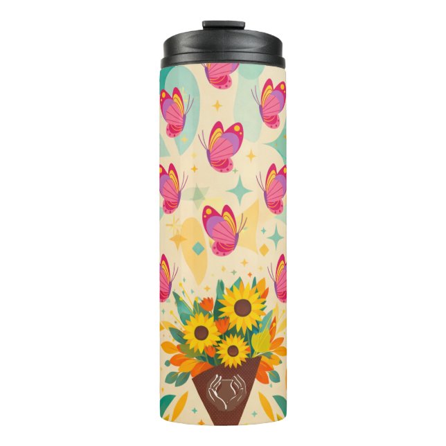 Mid-Century Petalflight  Thermosbecher (Vorderseite)