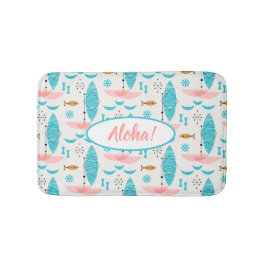 Mid Century Pink Catamaran Badematte