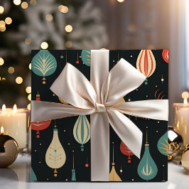 Mid Century Vintage Weihnachtsfeiertagen Geschenkpapier