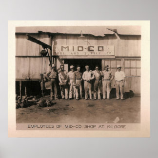 Mid-Co Tool & Supply, Kilgore, TX 1931 / 32 Poster