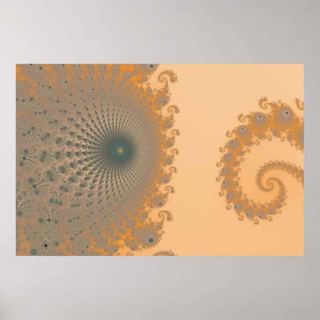 Mid Gold Spirole Poster (Vorne)