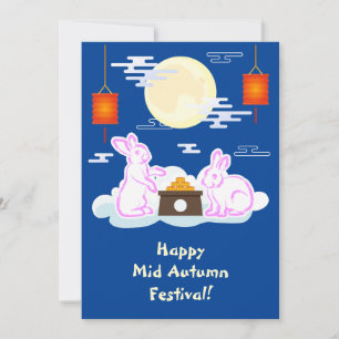 Mid Herbst Festival Moon Rabbit Mooncake Wolken