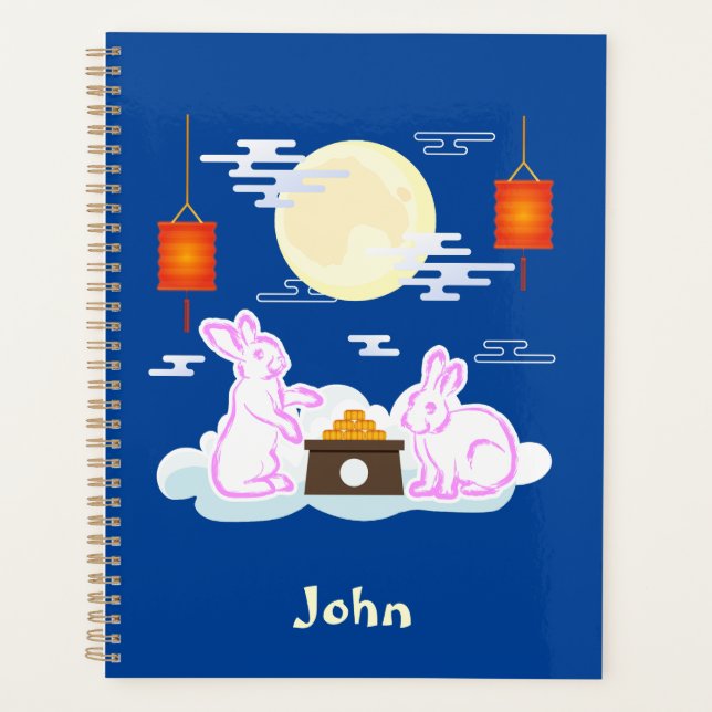 Mid Herbst Festival Moon Rabbit Mooncake Wolken Planer (Vorderseite)