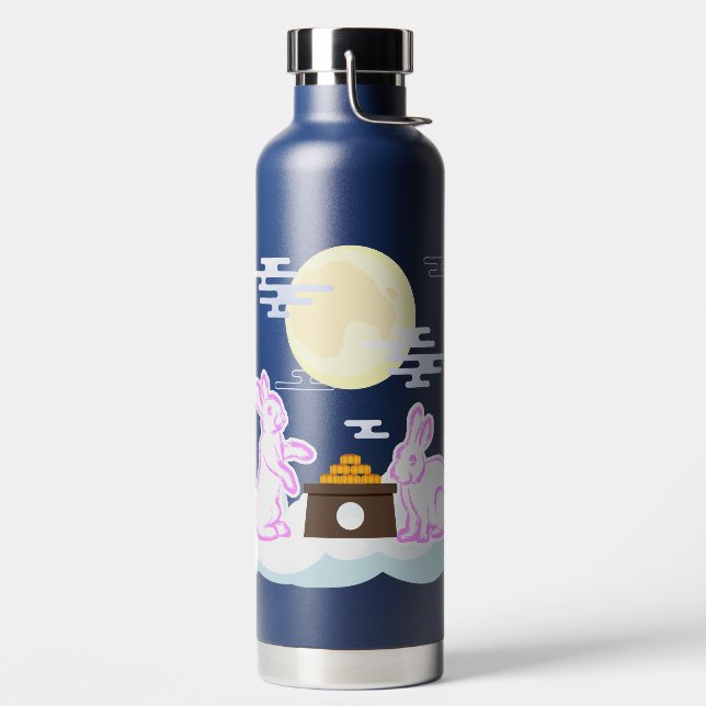 Mid Herbst Festival Moon Rabbit Mooncake Wolken Trinkflasche (links)