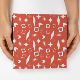 Mid Mod Atommoderne Weihnachtsfeiertage Retro Geschenkpapier