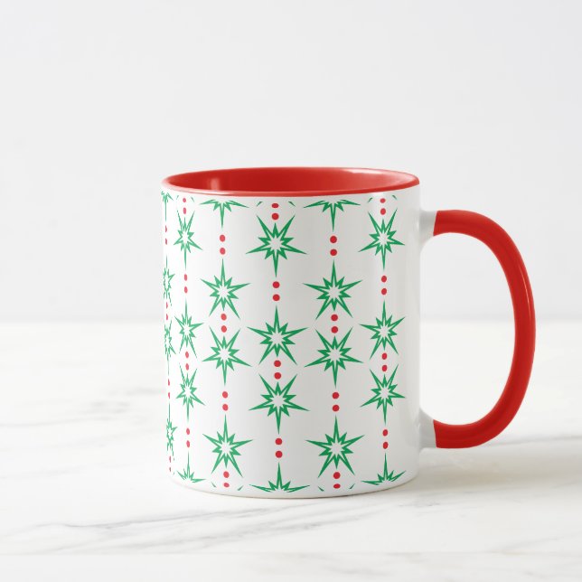 Mid Mod Garland Classic Tasse 11oz. -Rot (Rechts)