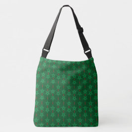 Mid Mod Garland Green Crossbody Bag Tragetaschen Mit Langen Trägern