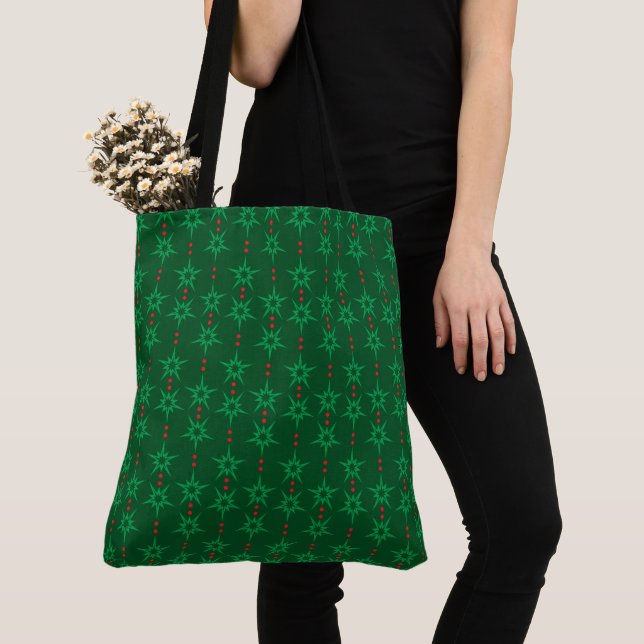 Mid Mod Garland Green Tote Bag (Von Nahem)
