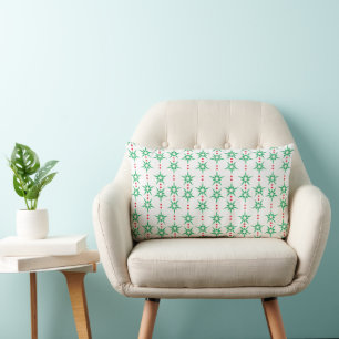 Mid Mod Garland Lumbar Kissen
