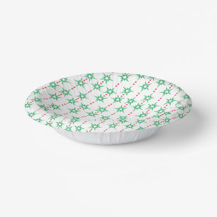 Mid Mod Garland Paper Bowl Pappteller