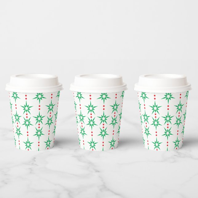 Mid Mod Garland Paper Cups Pappbecher (Multi)