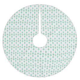 Mid Mod Garland Tree Skirt Polyester Weihnachtsbaumdecke