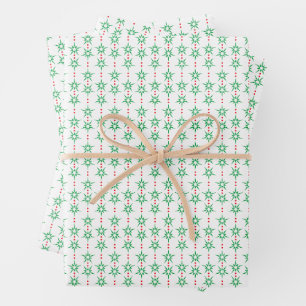 Mid Mod Garland Wrapping Paper Geschenkpapier Set